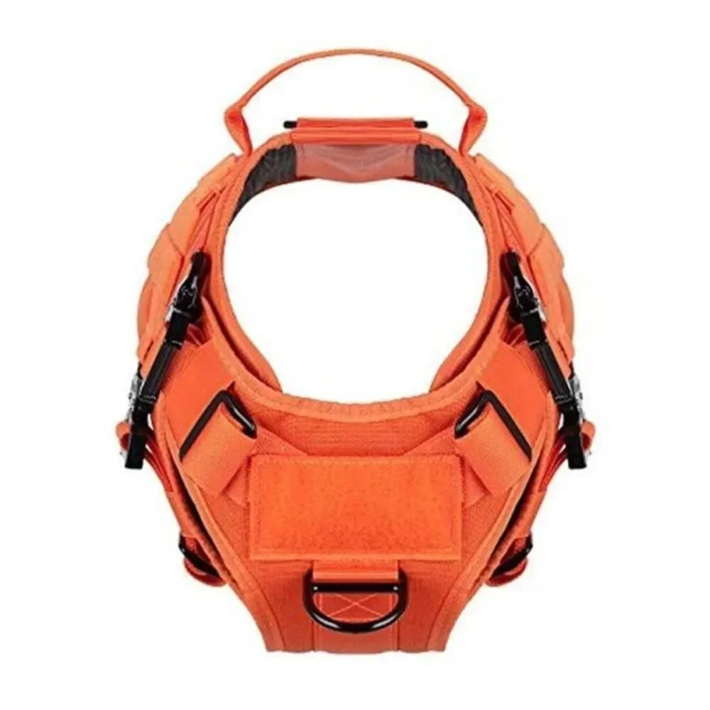 Orange Tactical Dog‎ Harness Service Dog New