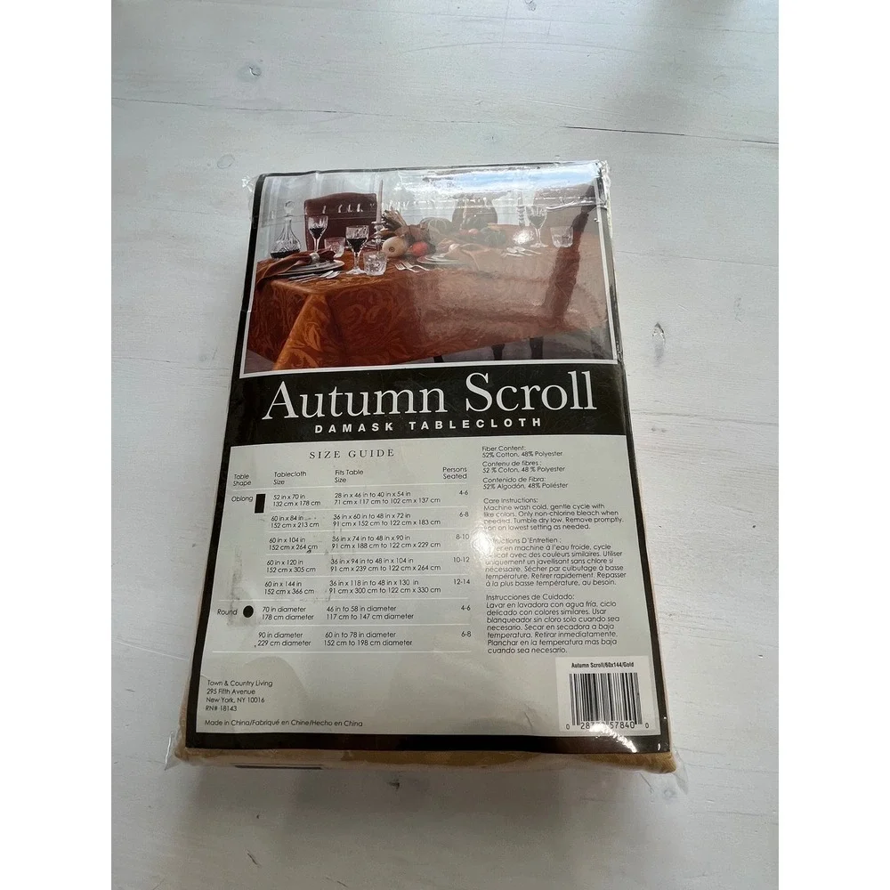 Autumn Scroll sophisticated touch