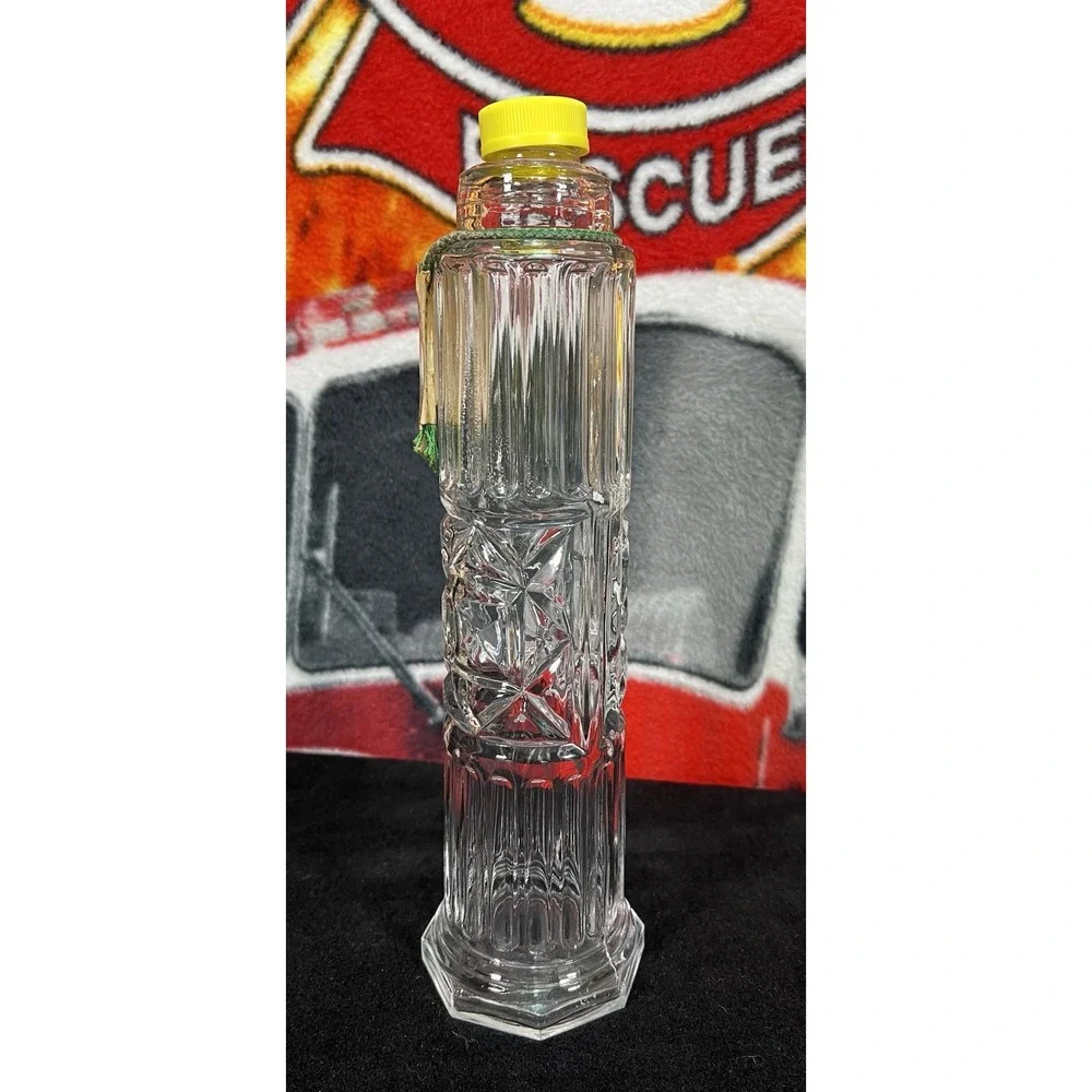 Vintage‎ Clear Glass Bottle Geometric Glass From Filli Ramazzotti Liquor