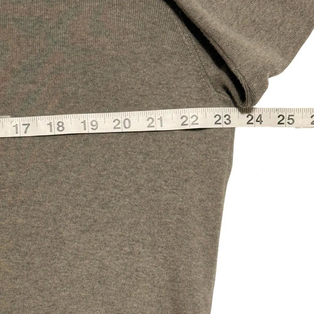 Polo Ralph Lauren‎ Mens L Gray V-Neck Sweater Pima Cotton Pony Logo