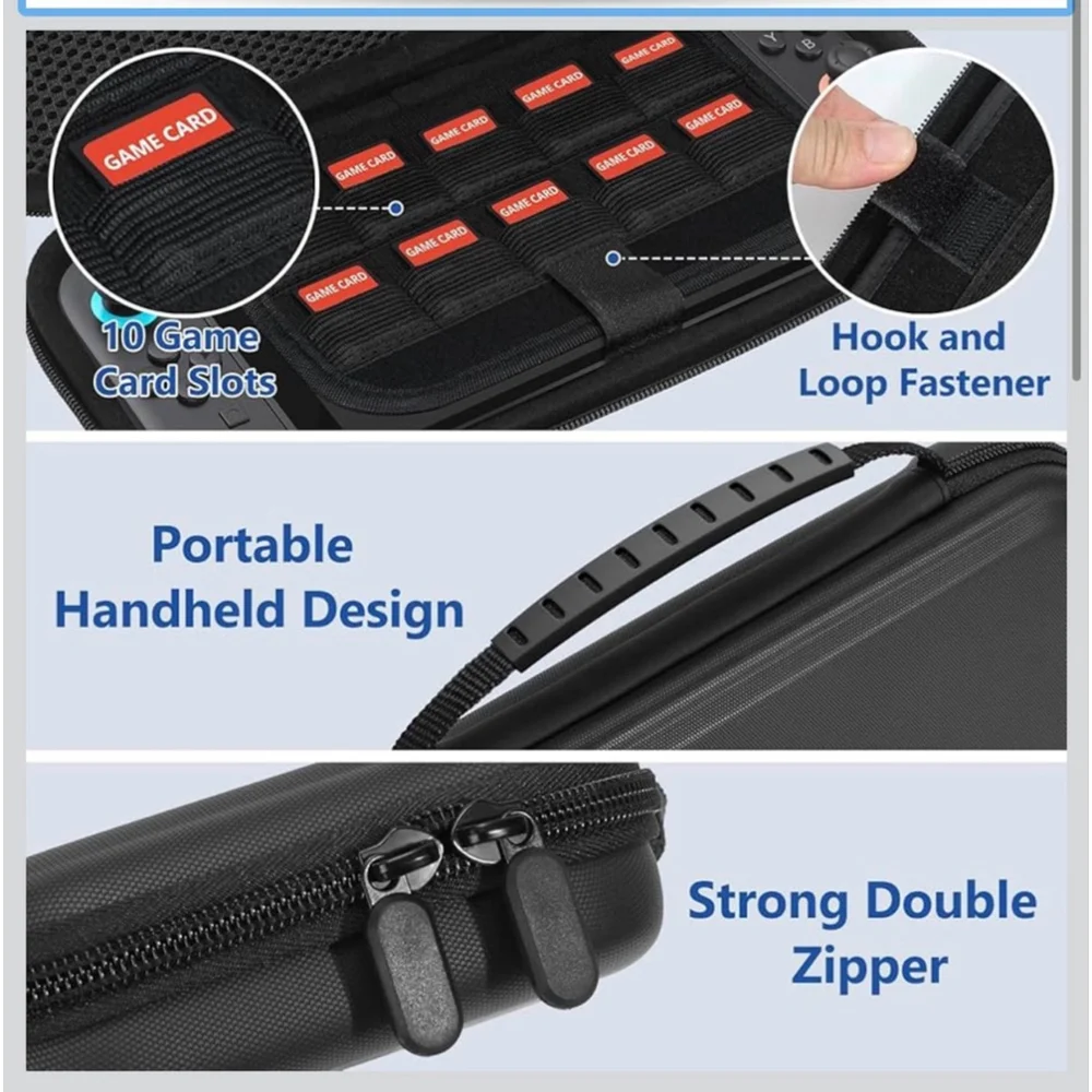 NEW Black Electronics Carrying Case One Size