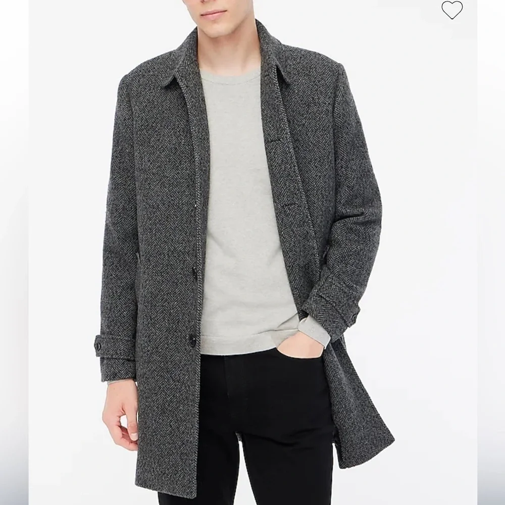 J crew Thompson car coat in herringbone