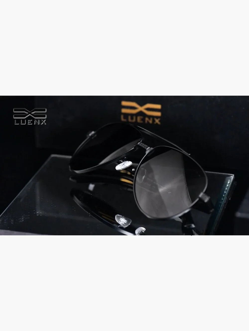 Trendy Aviator Sunglasses Polarized UV400 Metal Frame Driving Retro 60mm