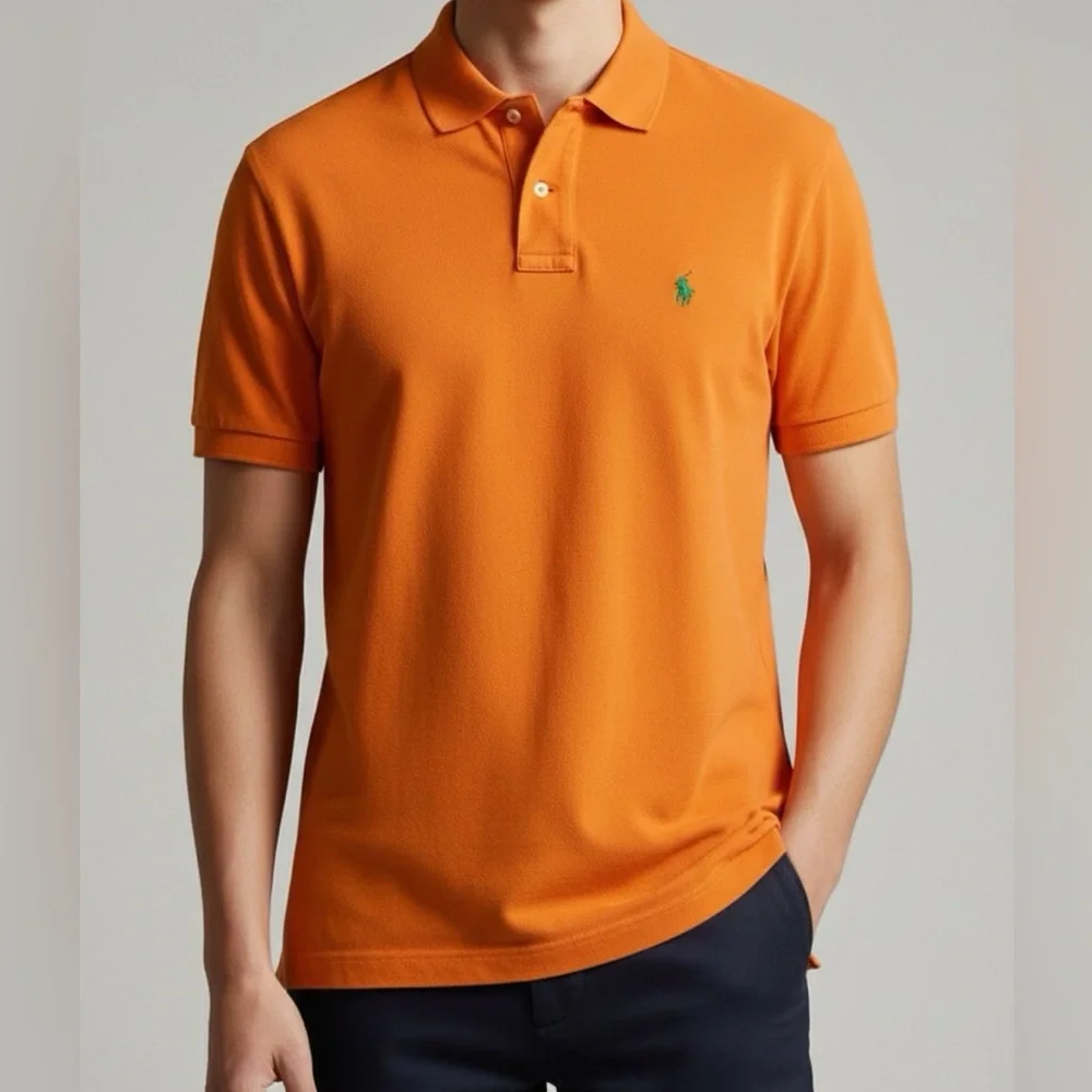 Ralph Lauren Vibrant Orange Polo Shirt