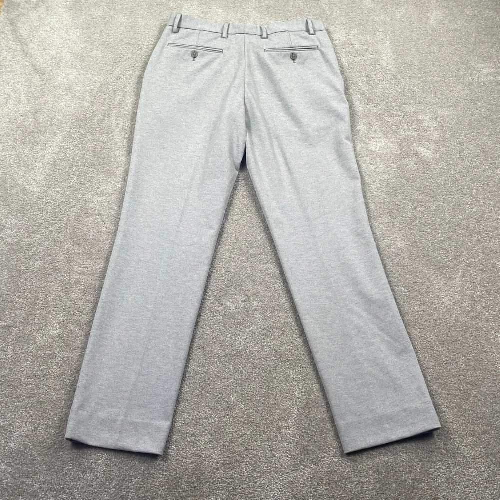 Banana Republic Dress Pants Mens 31x32 Grey Tailored Fit Stretch Trousers