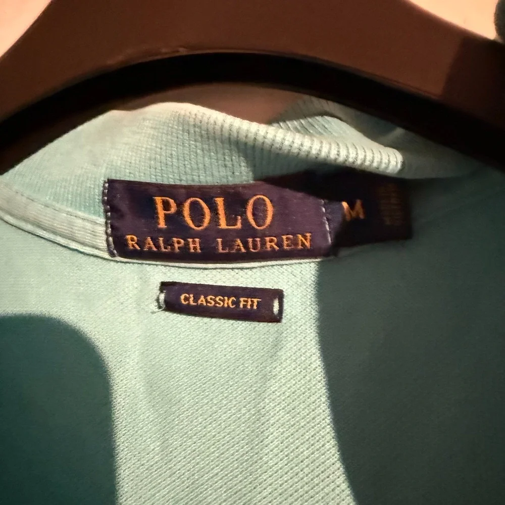 Polo Ralph‎ Lauren Mens Blue Medium Yellow PONY Classic Fit Academia Preppy