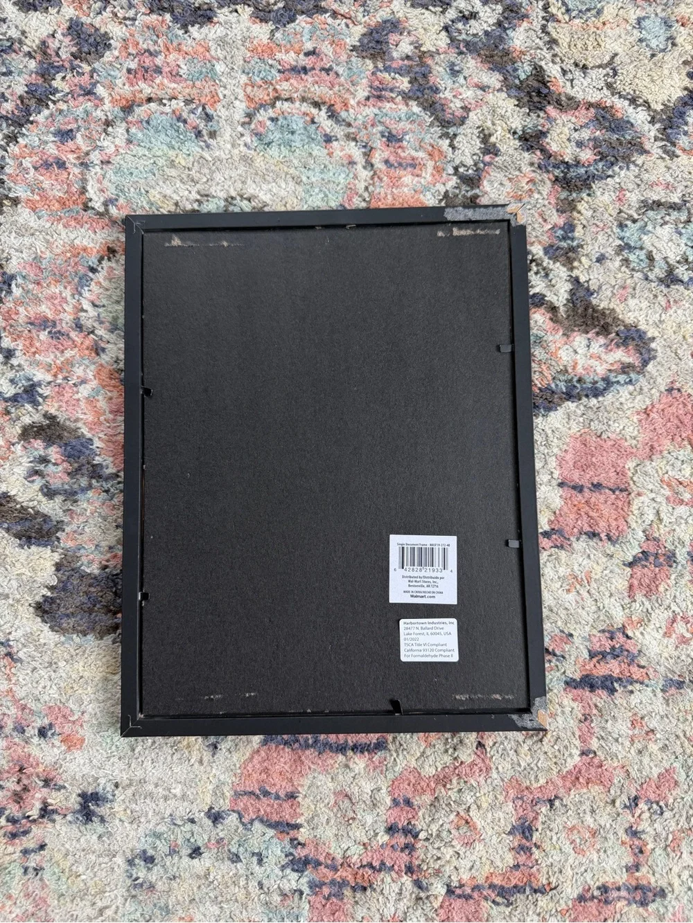 Walmart black document