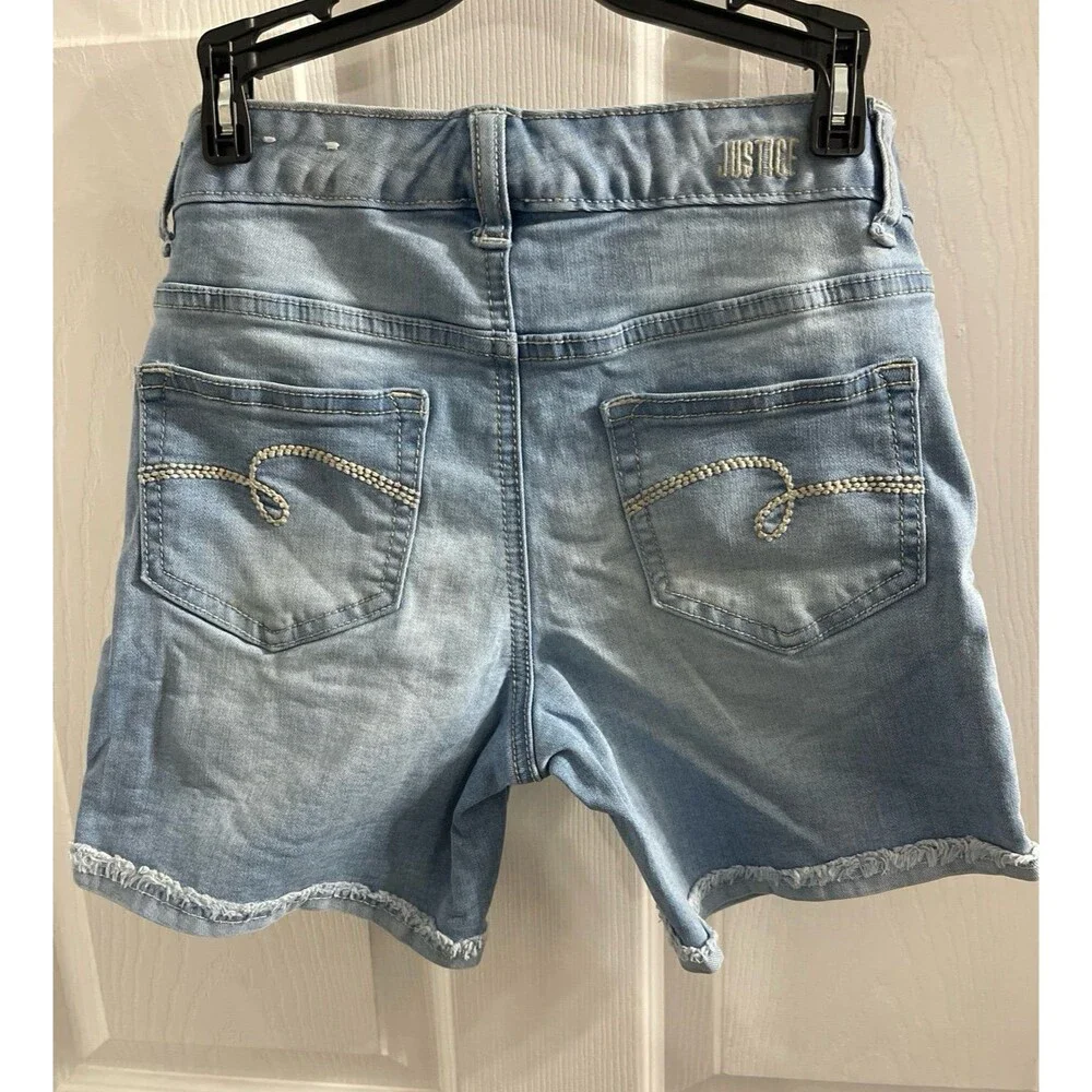 Justice girls distressed