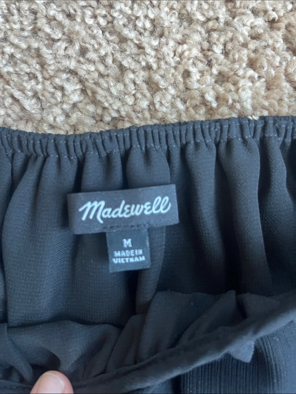 Madewell waist peplum