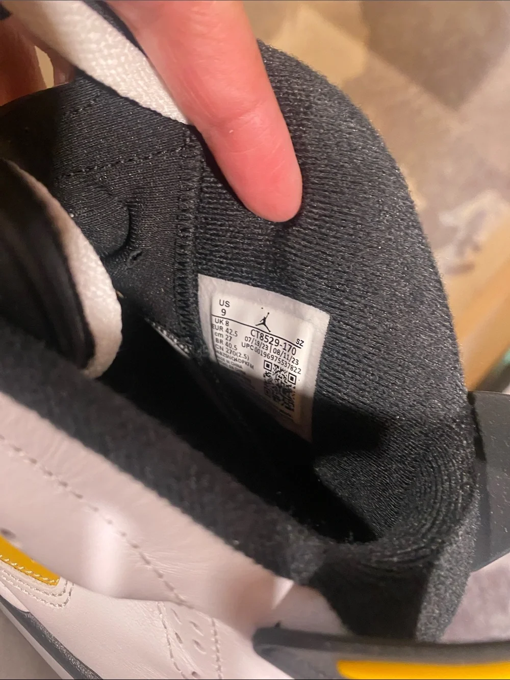 Jordan comfort clean cushioned