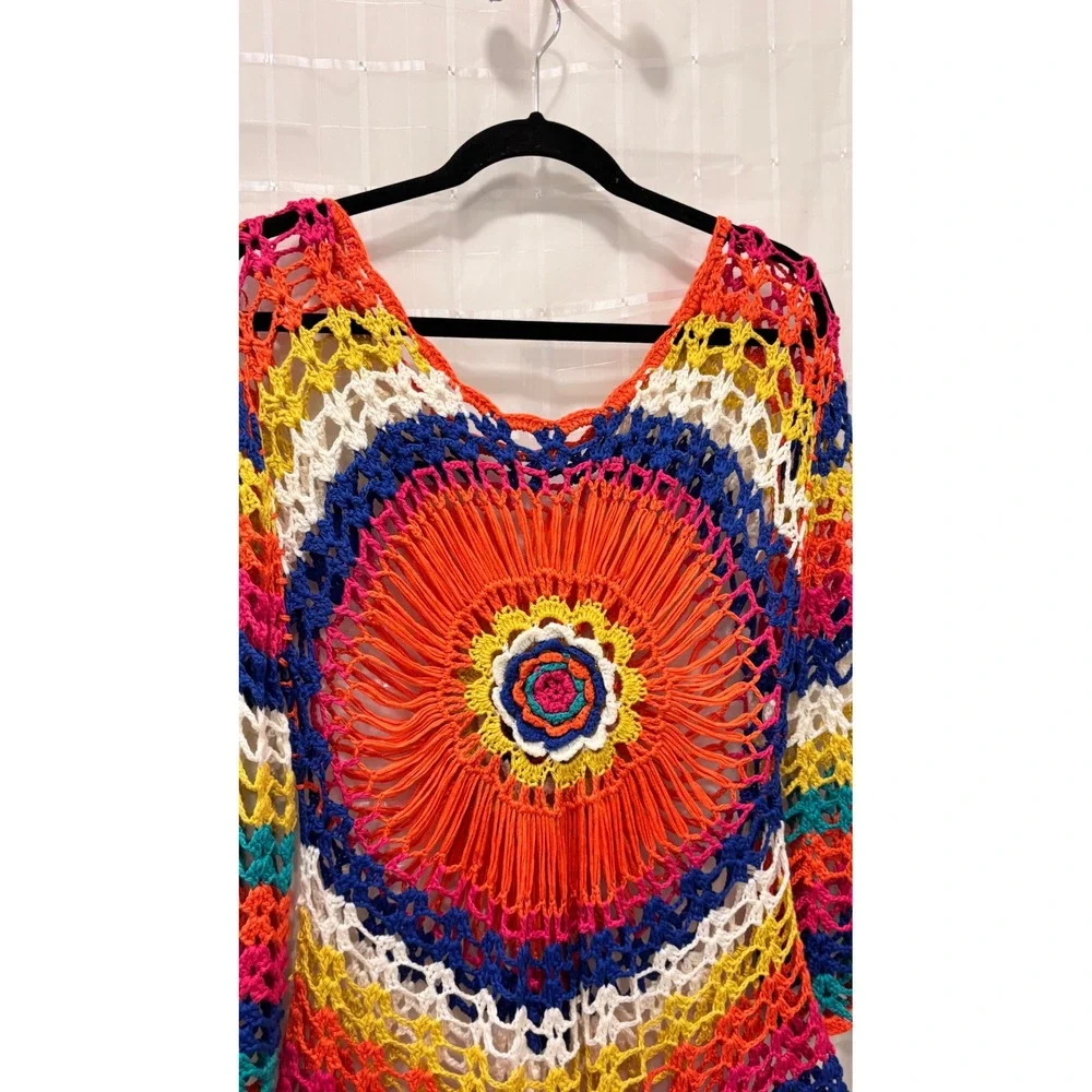 Handmade vibrant rainbow