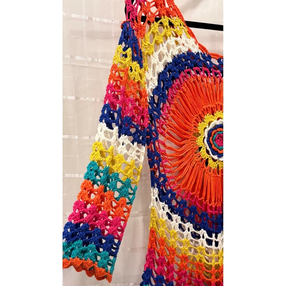 Handmade vibrant rainbow