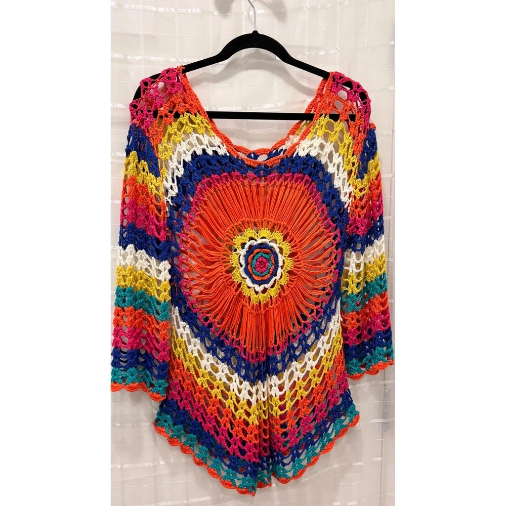 Handmade vibrant rainbow