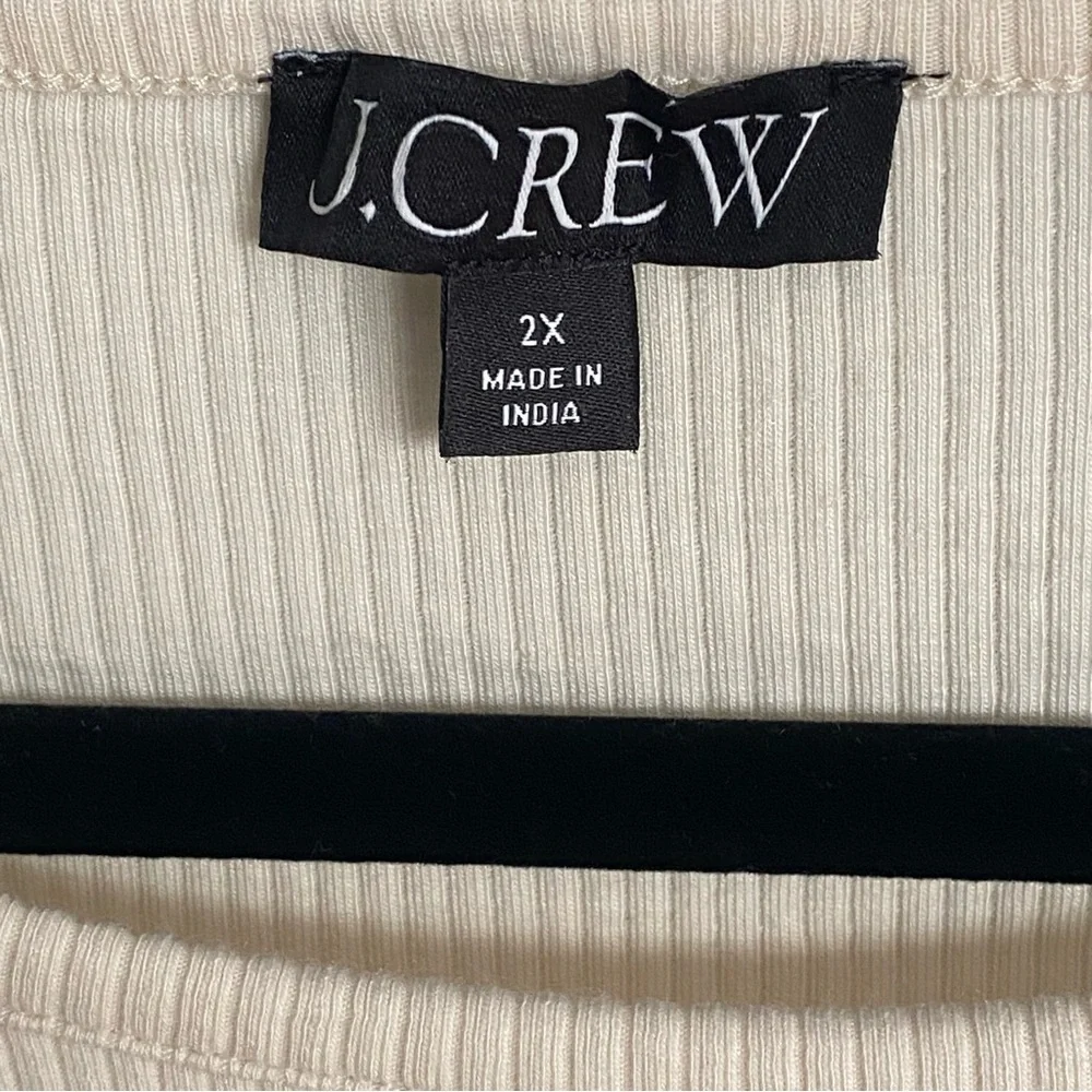 J. Crew crew elastane top