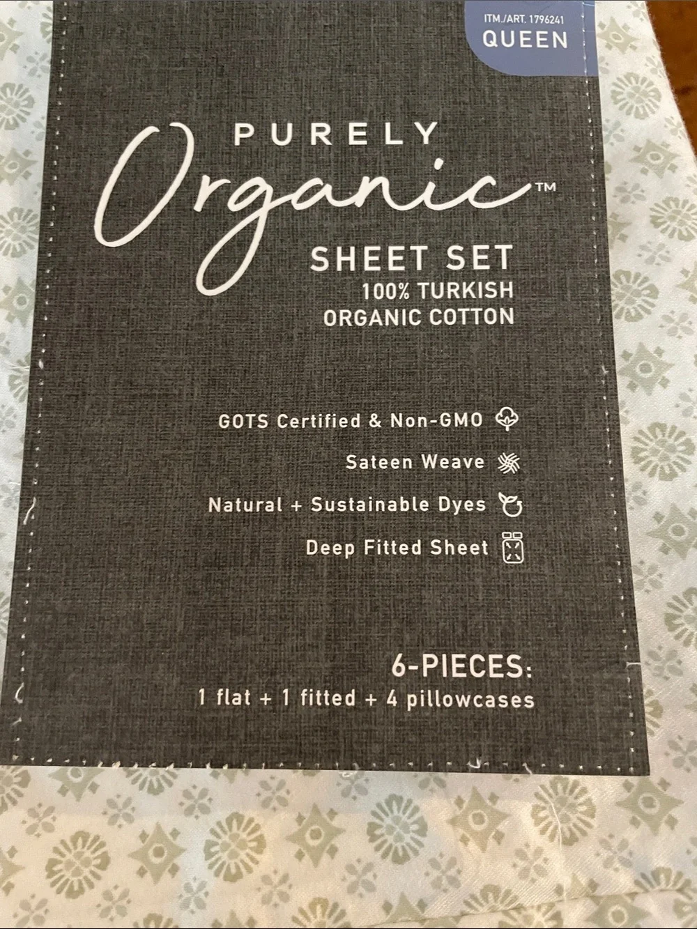 Purely Organic flat set