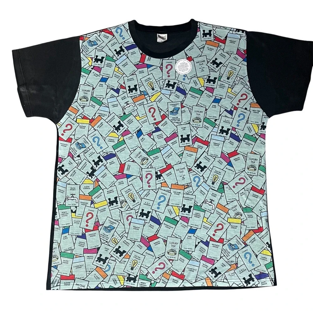 Men's‎ 2 Pack Of 2XL Monopoly Print Short Sleeve Shirts.