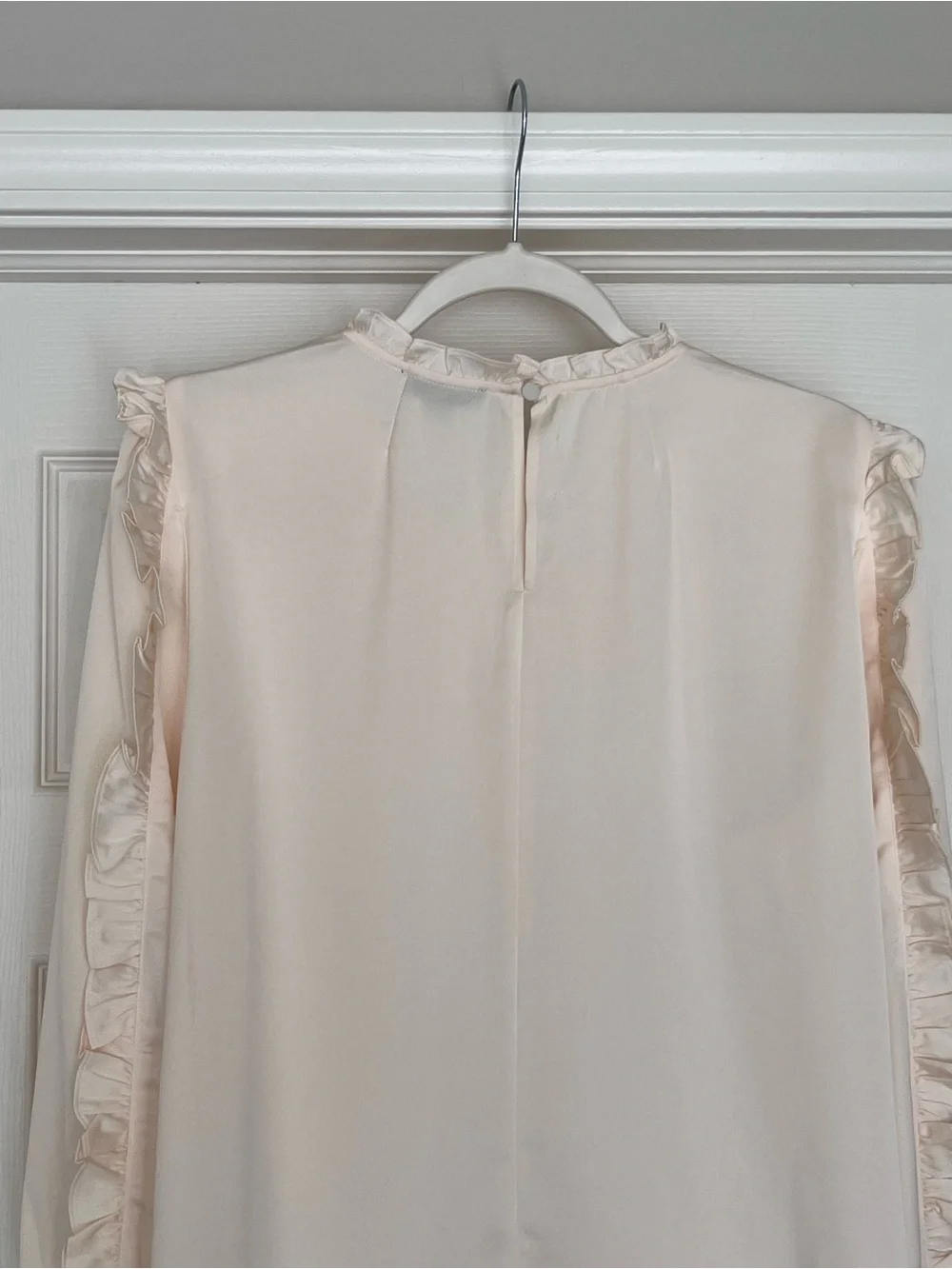 J. Crew puff satin subtle