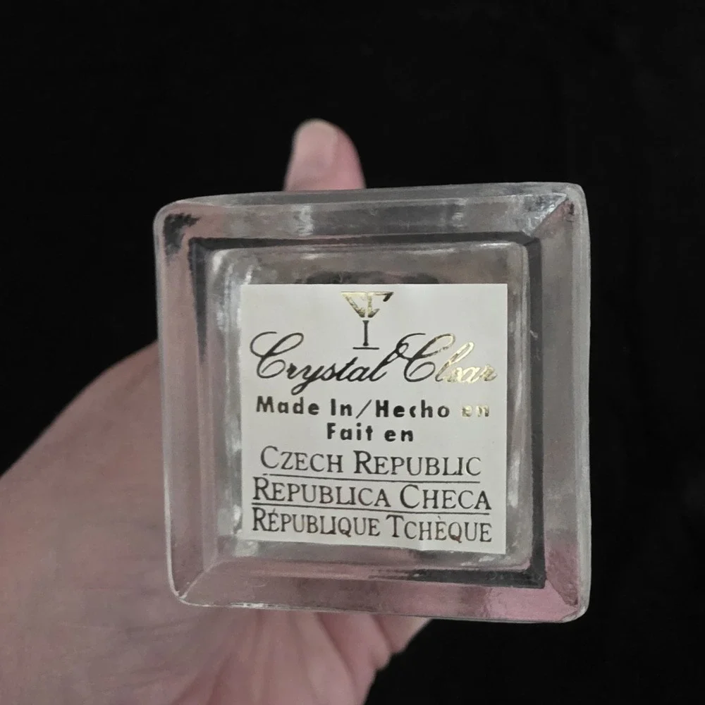 Crystal Clear vtg czech