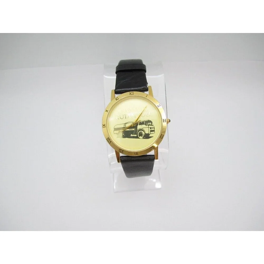 Men Image A&A Fuel Rutan Fuel Company Quartz WR Analog 33mm Round Watch (G579)