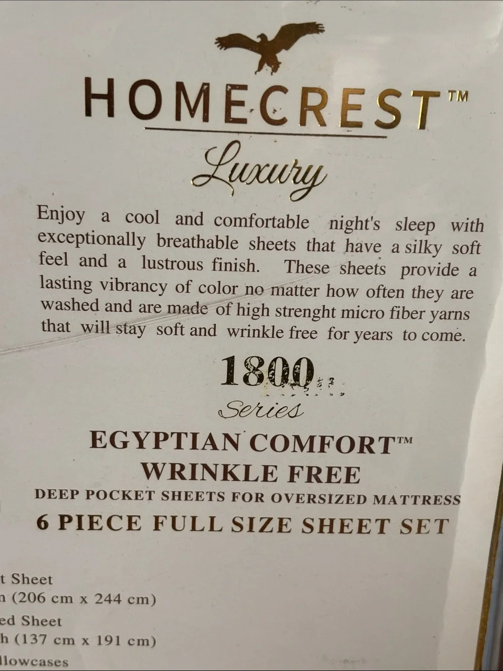 Homecrest 1800 series