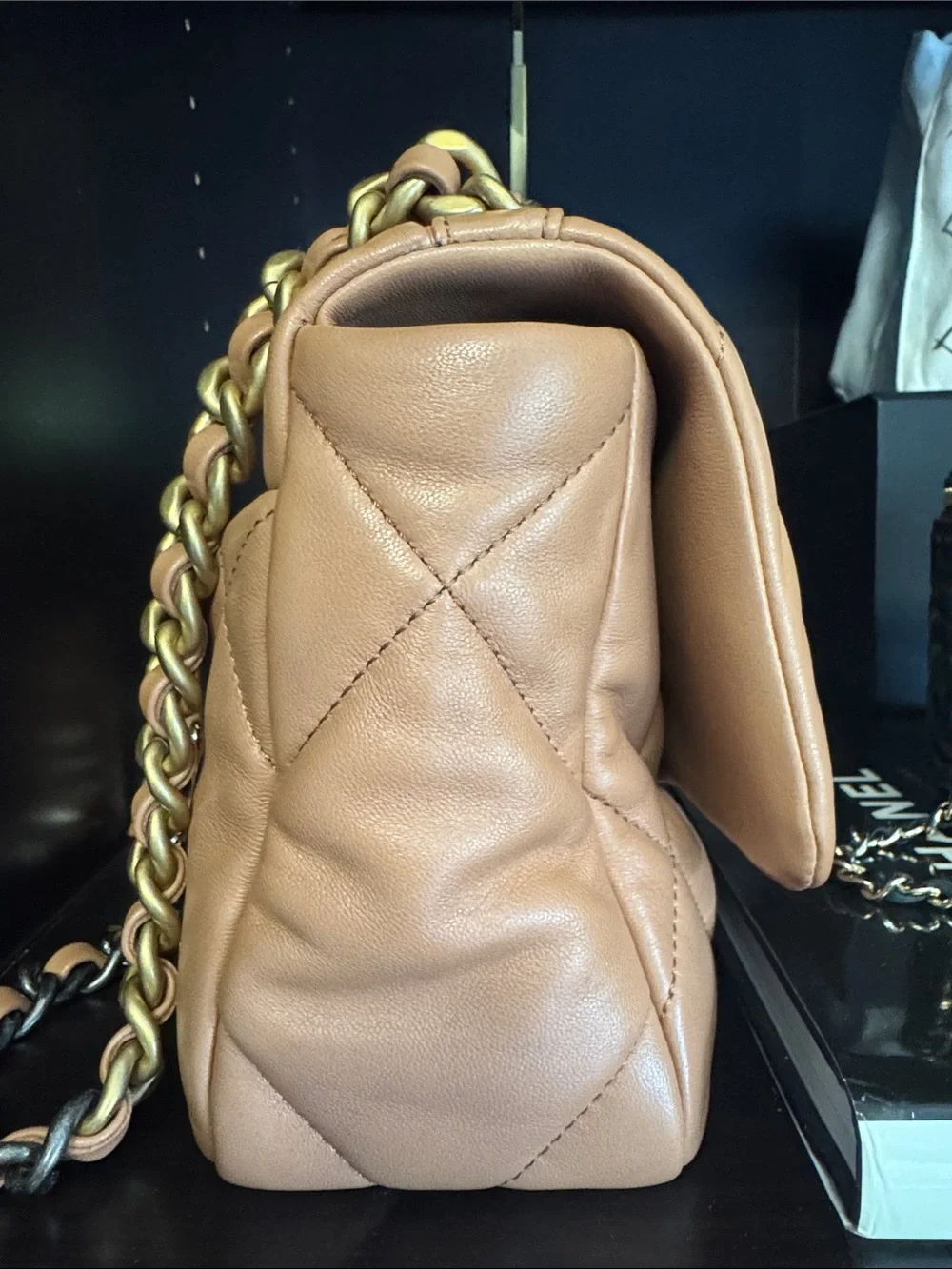 CHANEL carmel shoulder