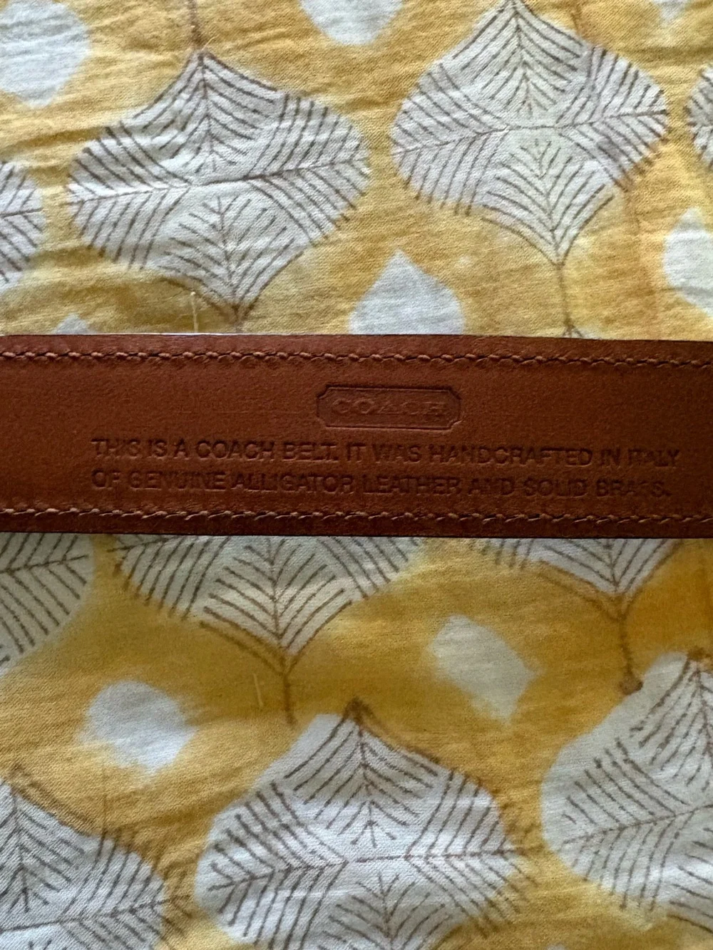Coach men size