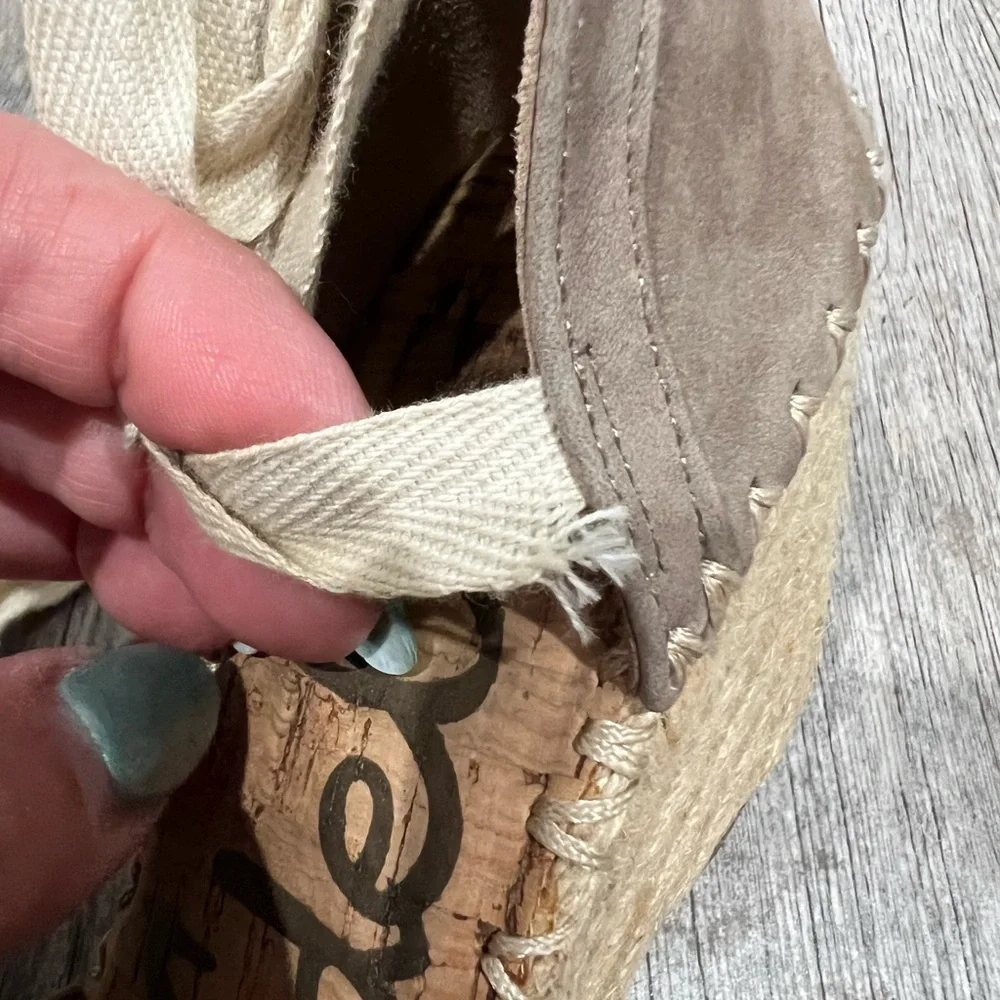 Sam Edelman suede whipstitch