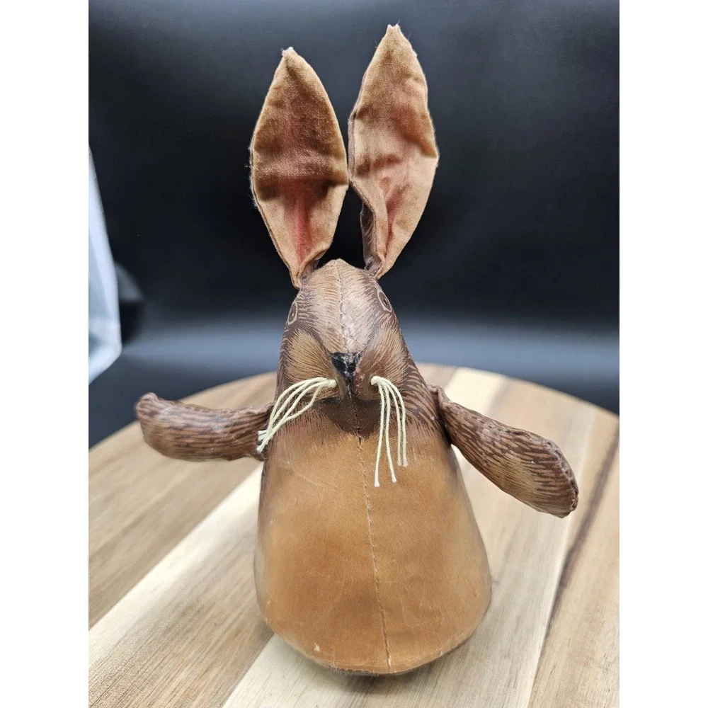 Primitive Bunny Rabbit Doll Figurine Easter Decor‎