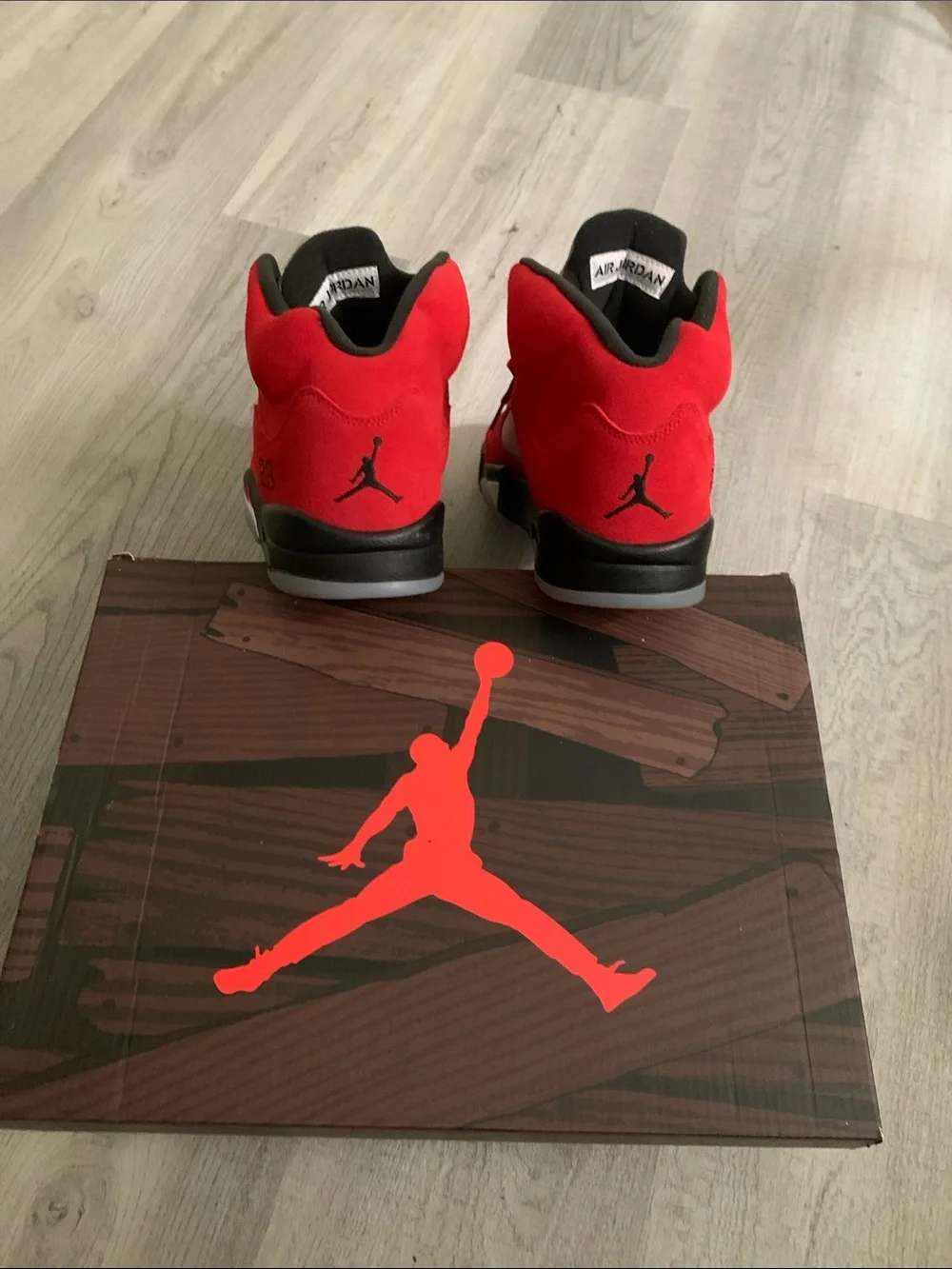 Jordan striking red