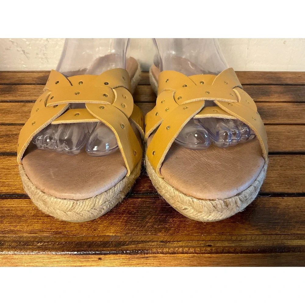 Picon Espadrille Slides Women's 8‎ Handmade in Spain Leather