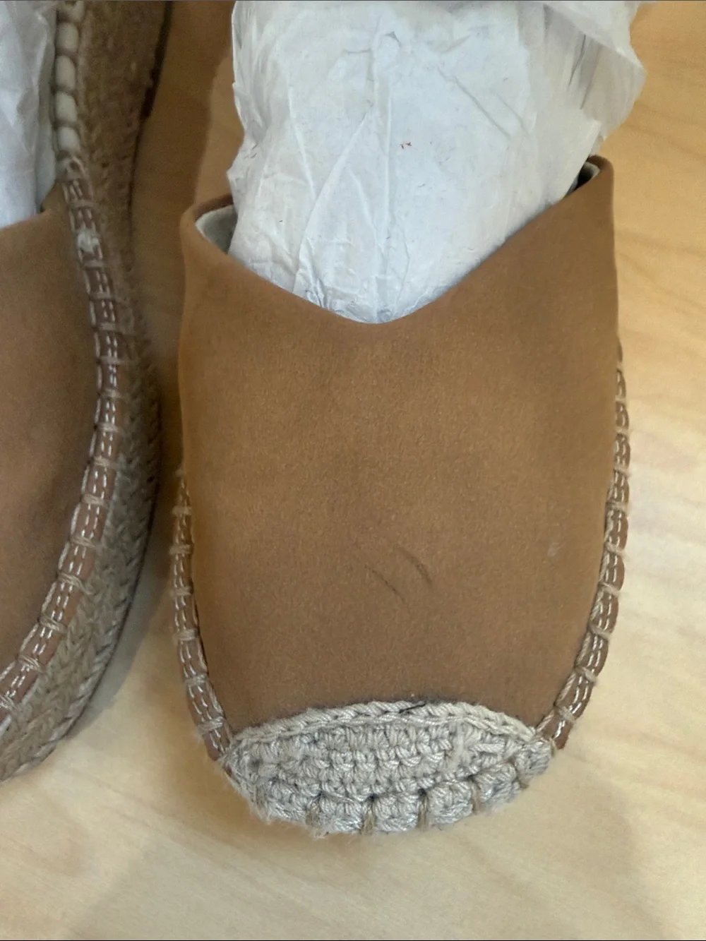 Zara Brown Espadrille Wedge Sandals with Ankle Strap