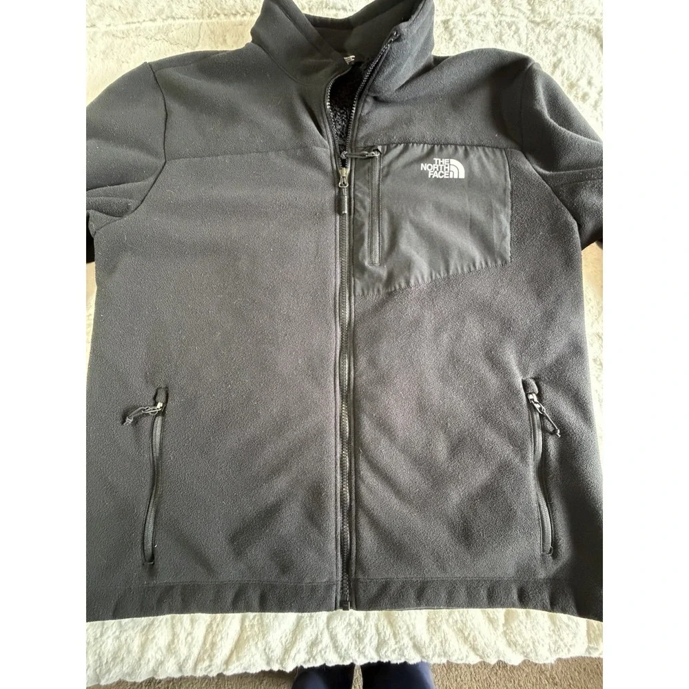 The‎ North Face Full-Zip Lightweight Fleece Jacket Black Men's Size XLarge