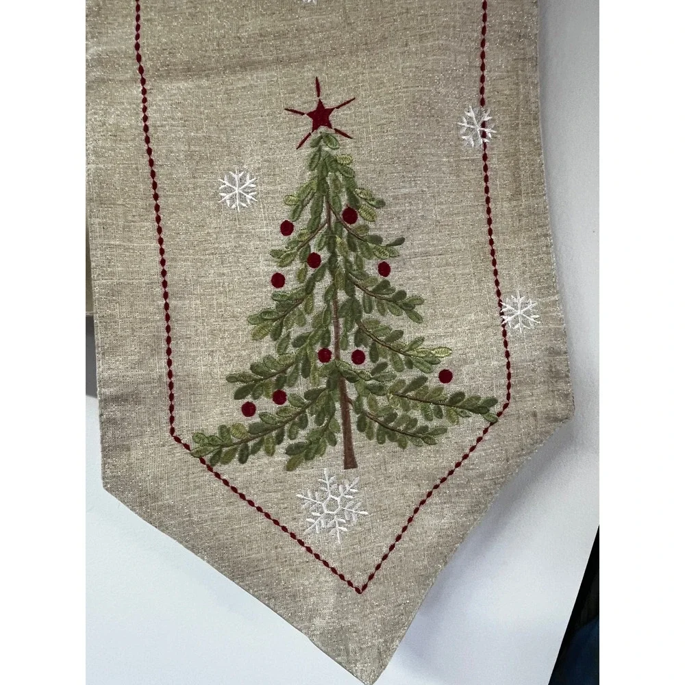 N/A embroidered christmas