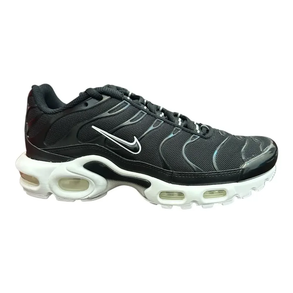 Nike Air Max Plus Black-Black-White Womens Size 7 DM2362-001 New Authentic