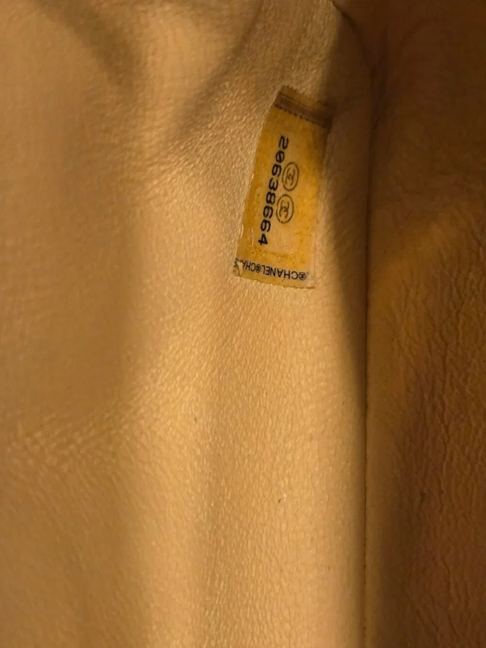 Chanel mini yellow patent leather flap