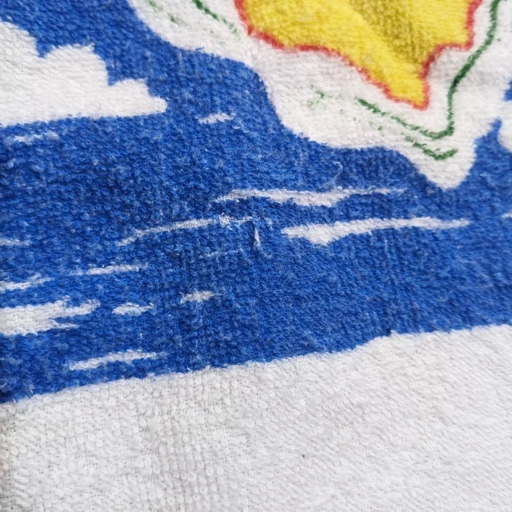 Beach Scene Hawaii vintage 80s