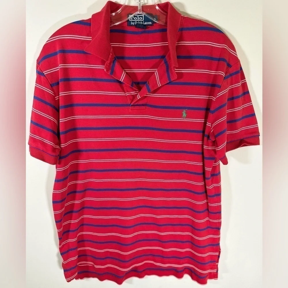 Men's Striped Polo Shirt