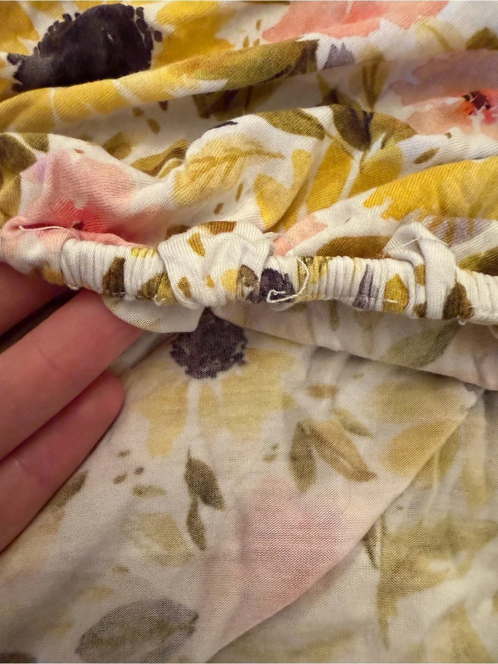 Little Sleepies pinholes sunflowers