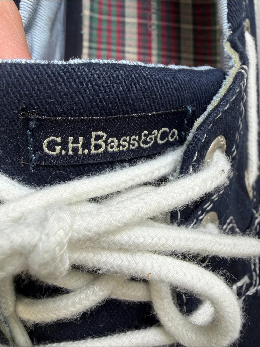 G.H. Bass & Co. classic navy