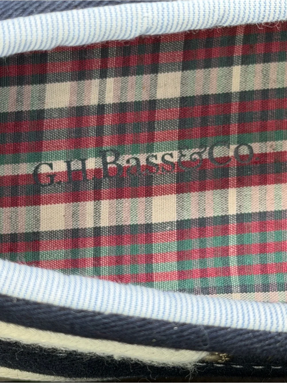 G.H. Bass & Co. classic navy