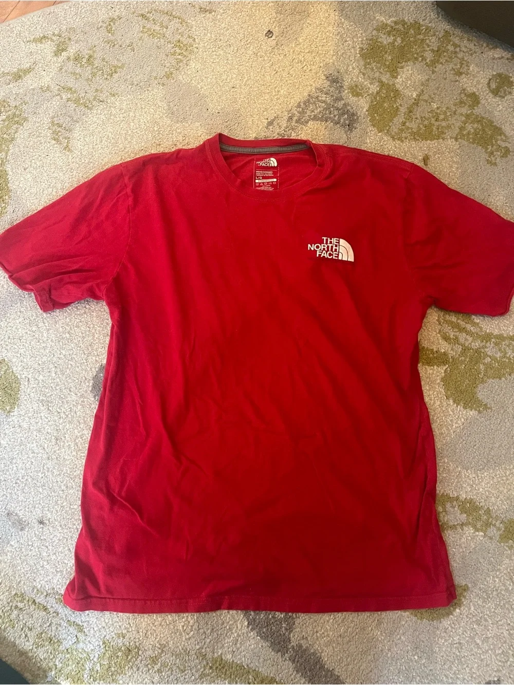 The North Face Red Short Sleeve Logo Tee