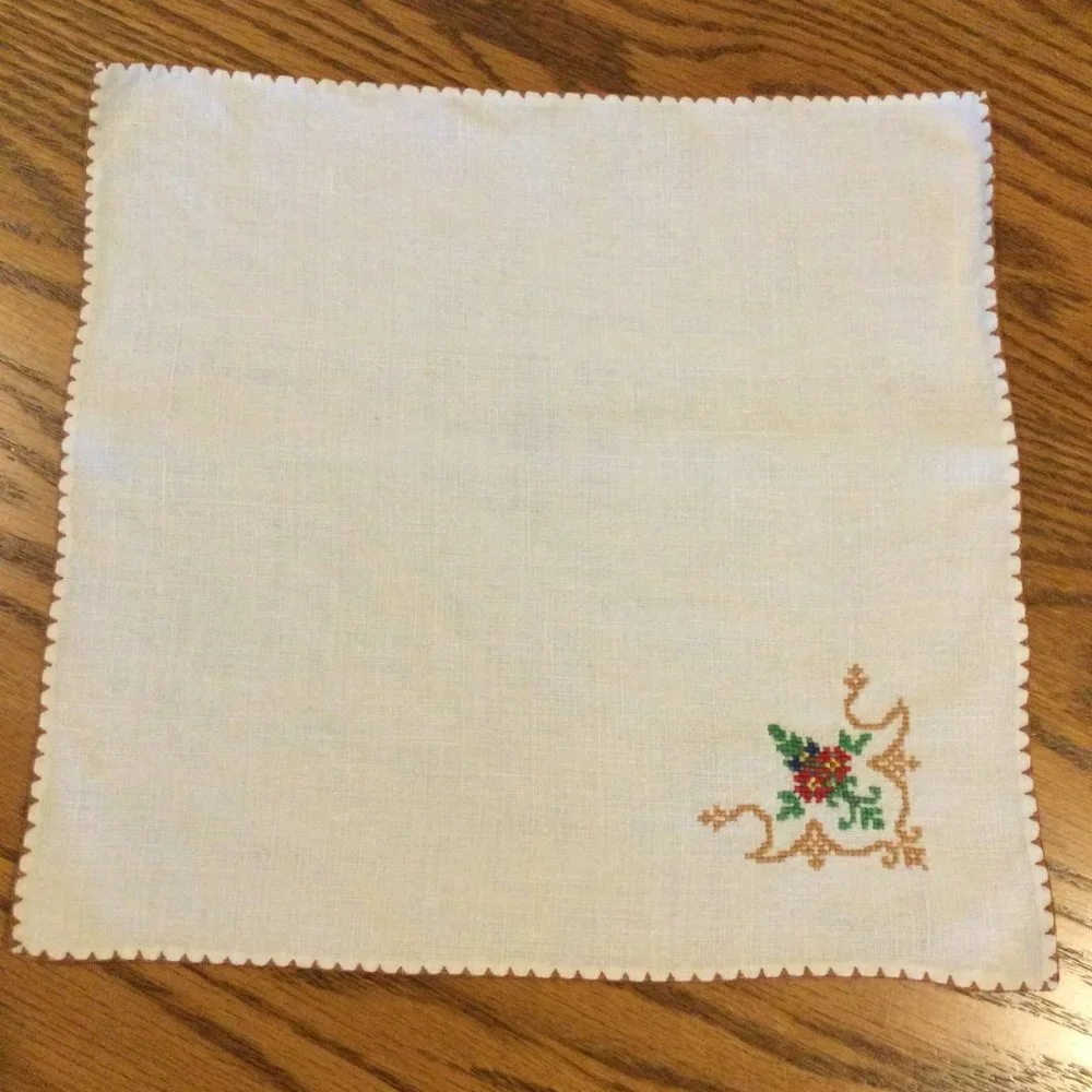 Set of 4 Antique Linen Napkins