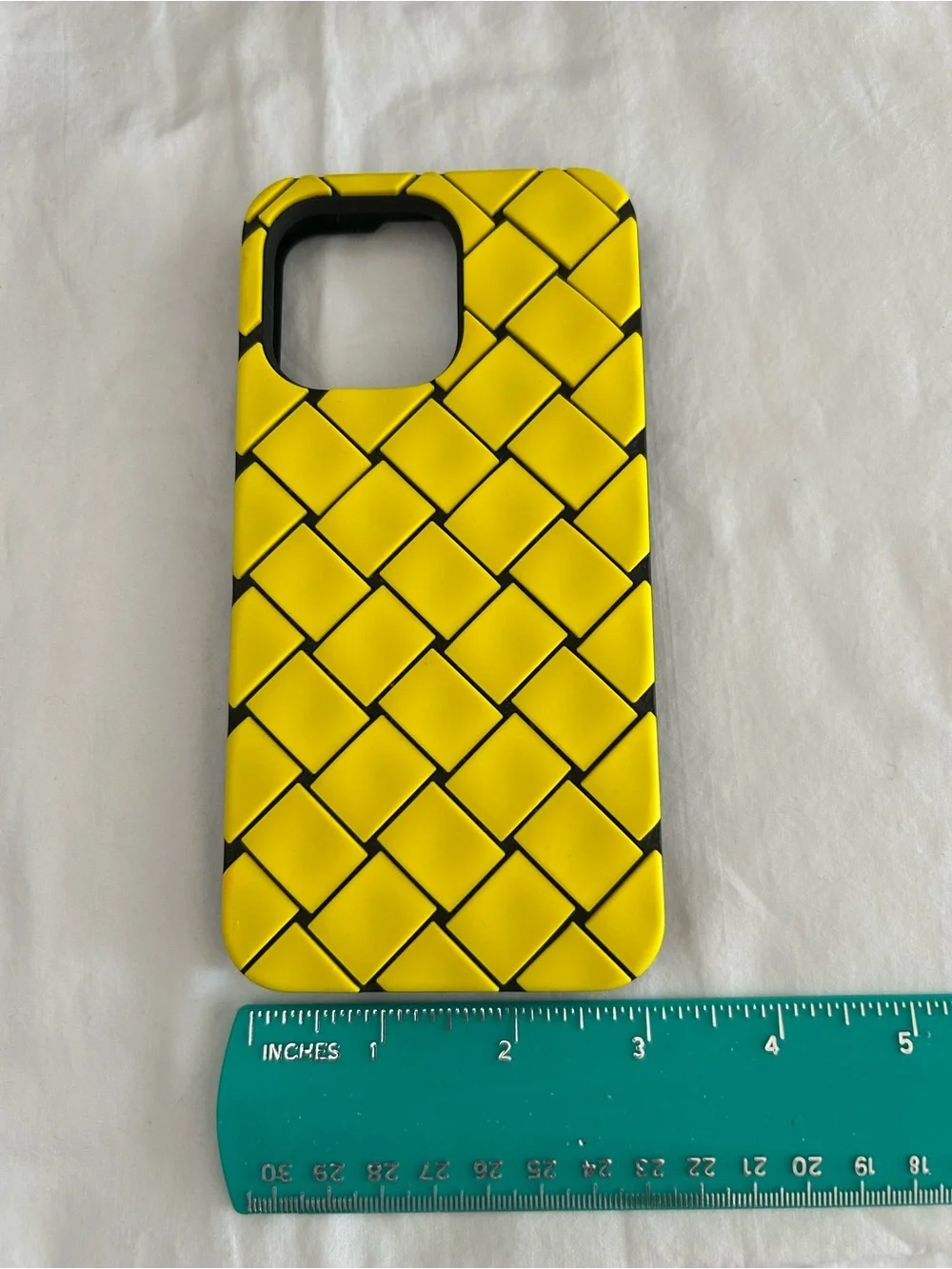 Bottega Veneta Yellow Silicone iPhone Case