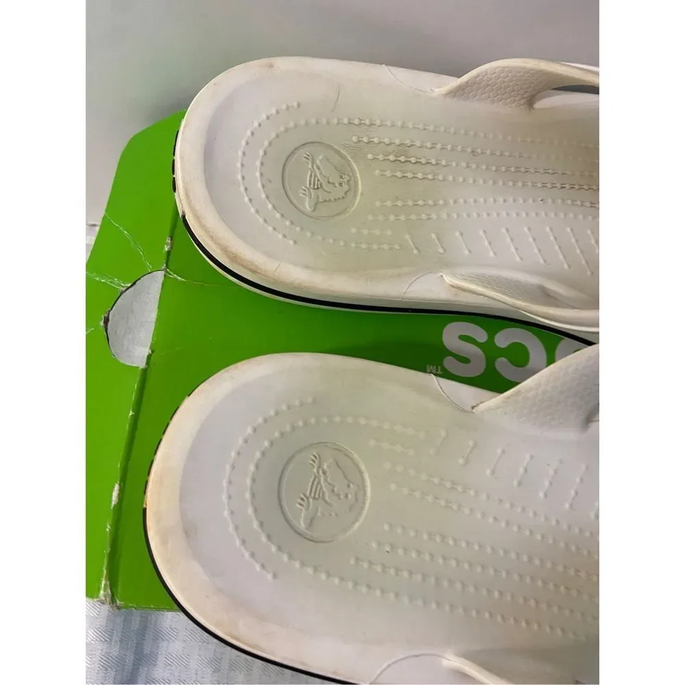CROCS flip flops