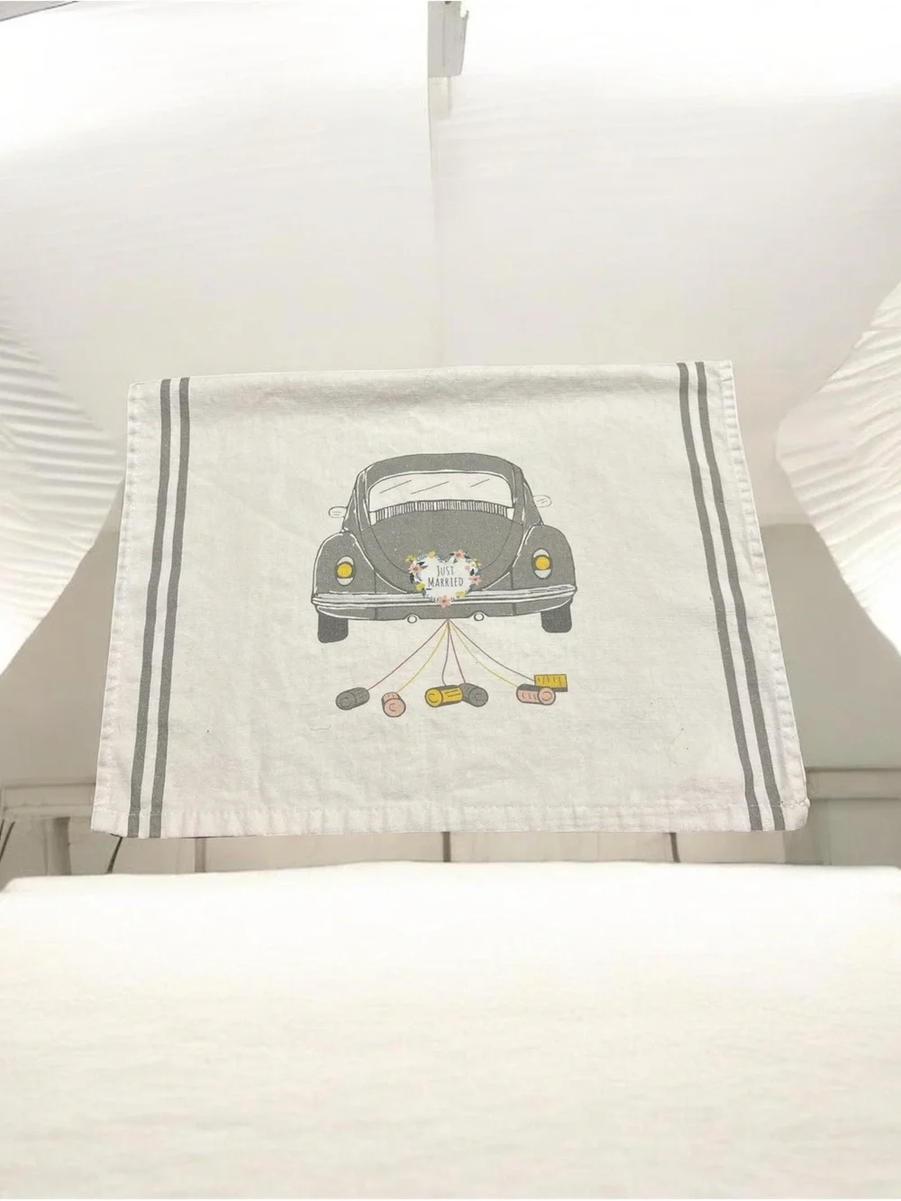 Vintage illustrated car