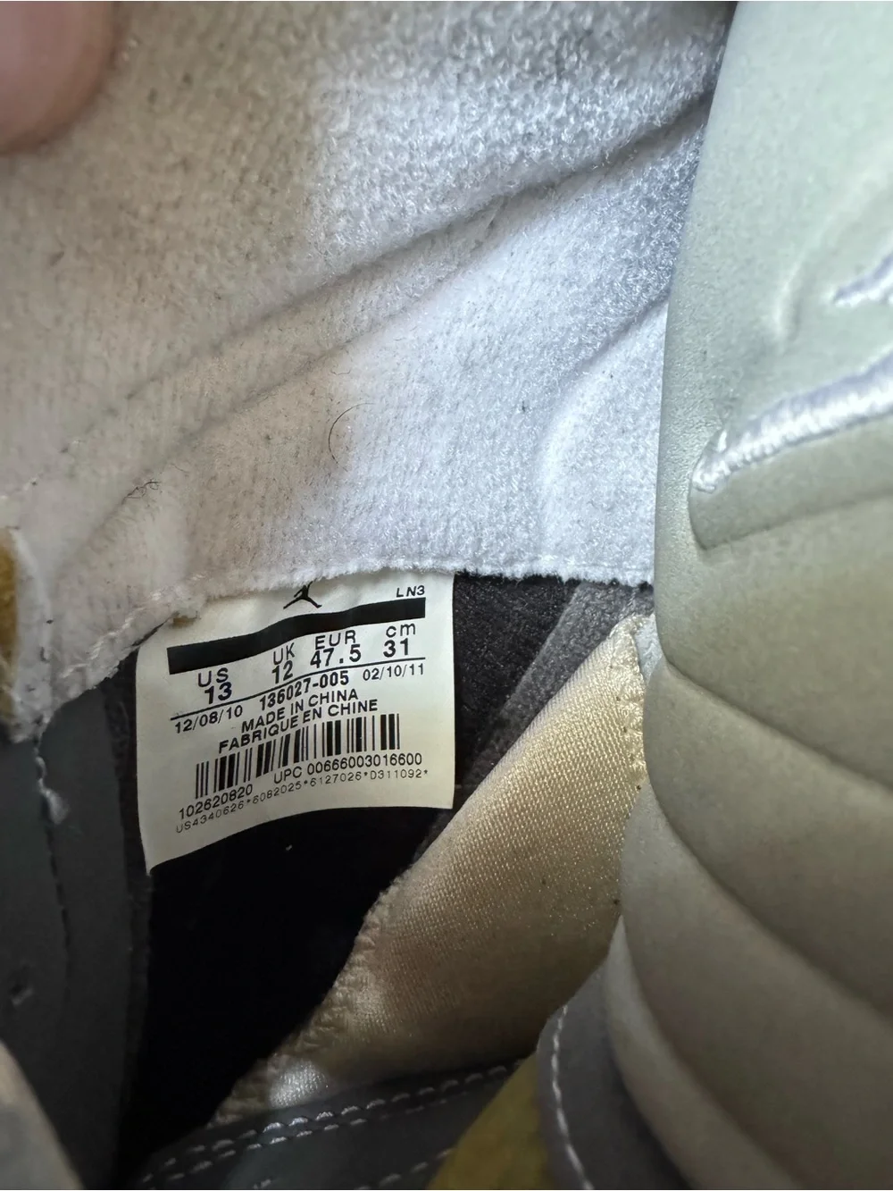 Jordan 5 Wolf Grey 2011