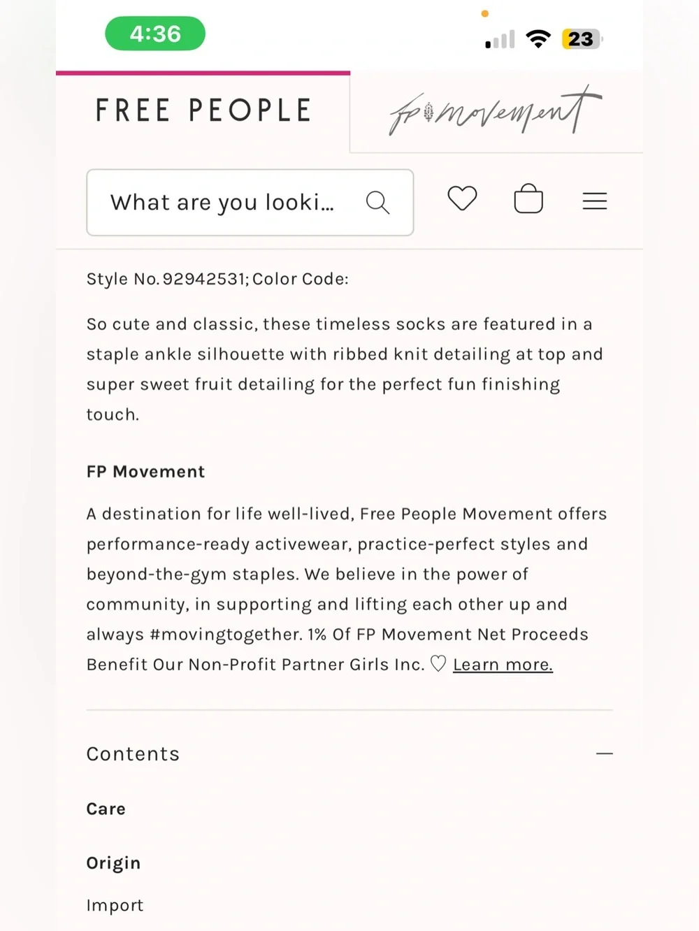 FP Movement by Free People brand new