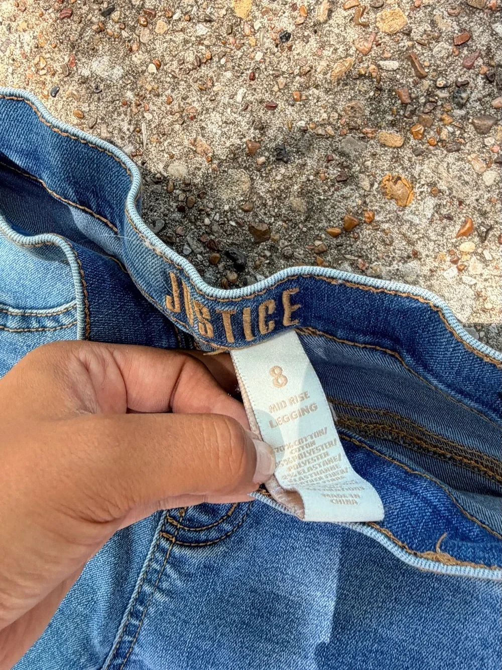 Justice skinny jeans