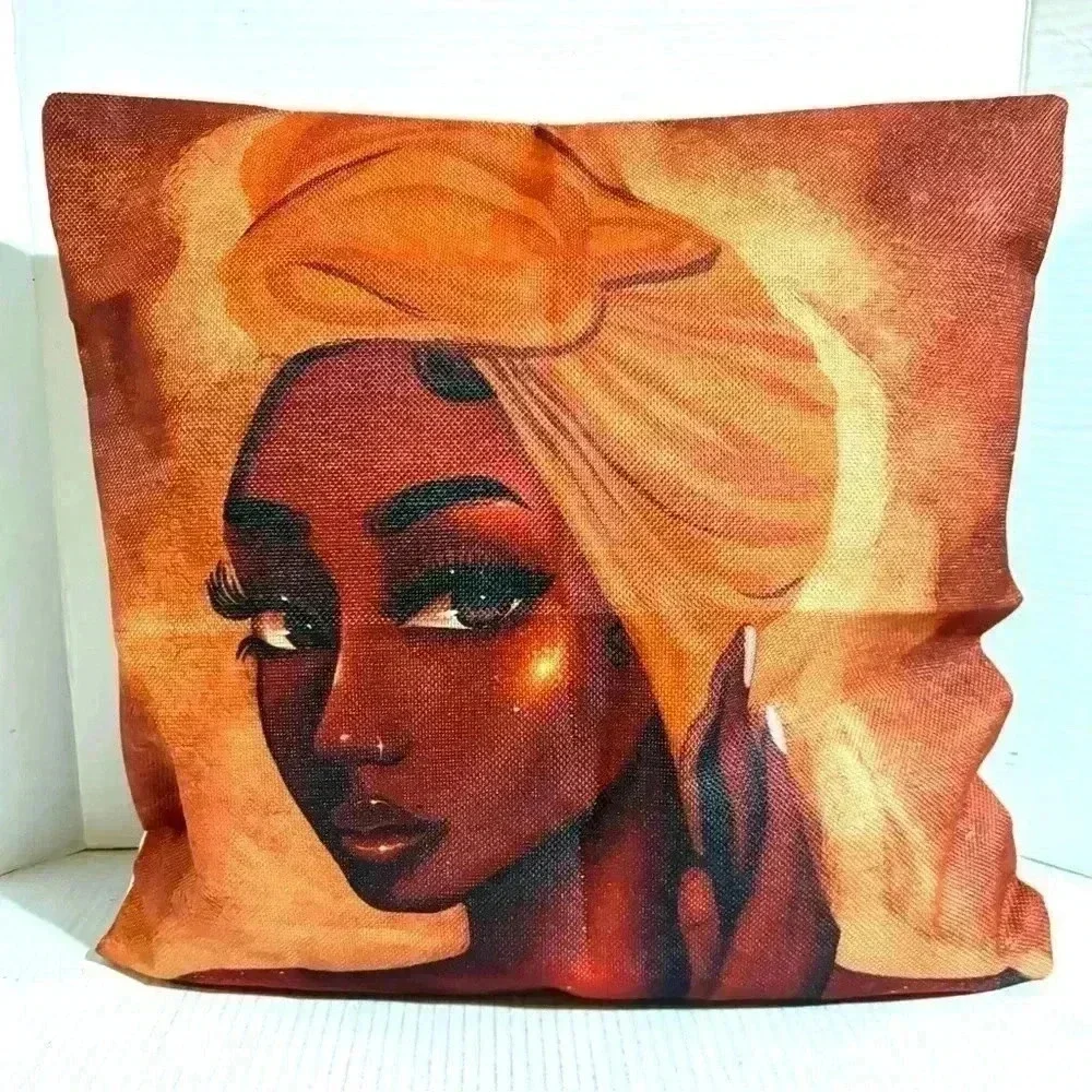 Add some tribal flair to your decor handcrafted zippered pillow case