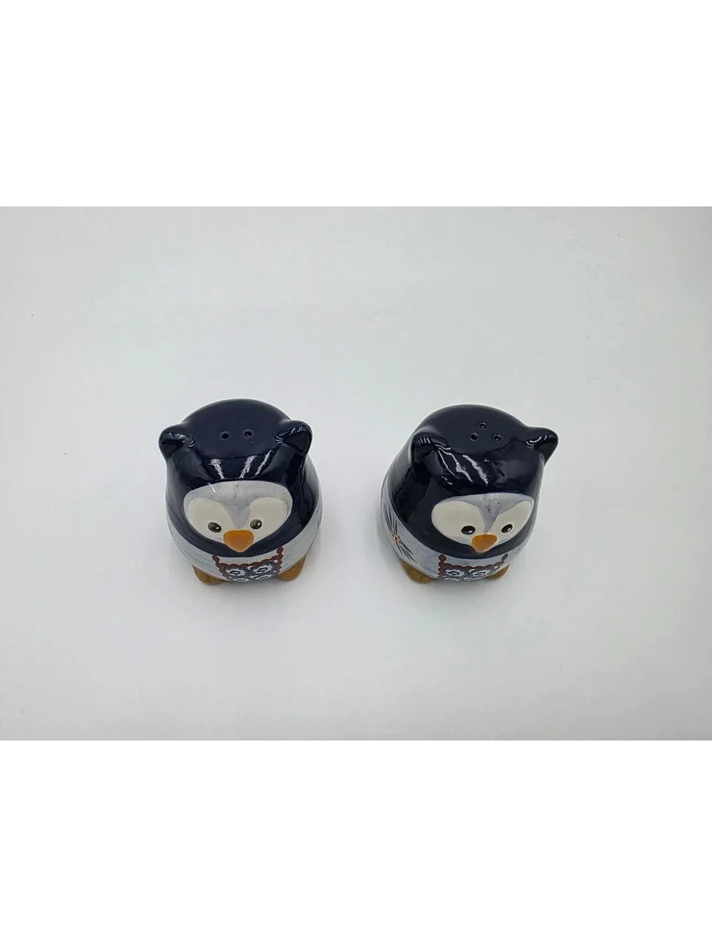 Ceramic Owl Salt and Pepper Shakers Set
